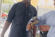 Chuyên gia bắt rắn bị hổ mang cắn vào tay khi đang trình diễn kỹ năng