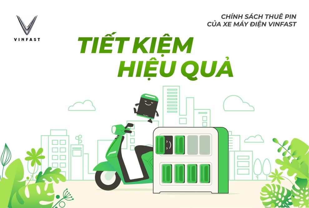 Đặc quyền thuê pin khi sở hữu xe máy điện VinFast - 2 Đặc quyền thuê pin khi sở hữu xe máy điện VinFast - 2