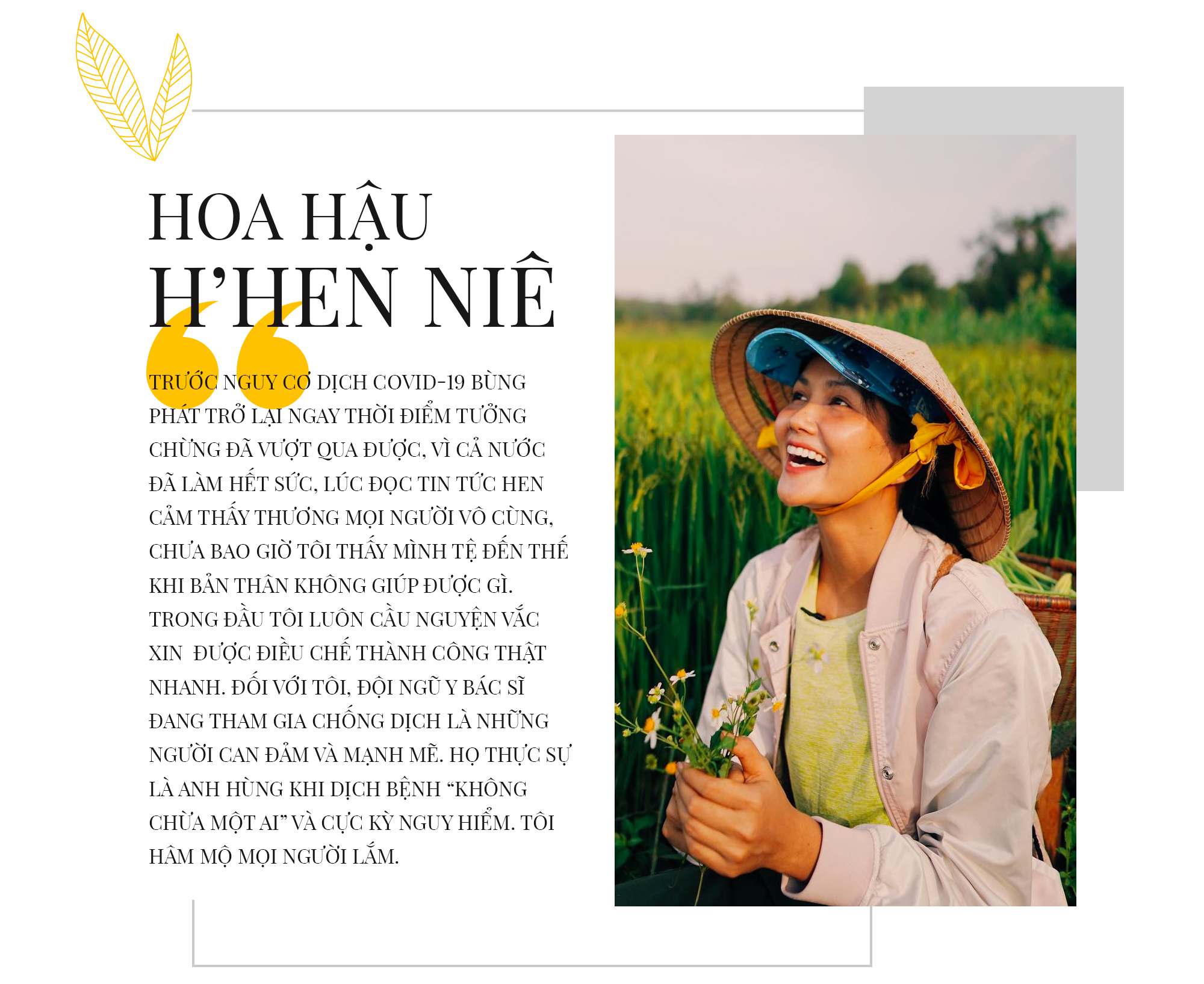 Hoa hậu H’Hen Niê ủng hộ “tuyến đầu chống dịch” 100 triệu đồng - 6 Hoa hậu H’Hen Niê ủng hộ “tuyến đầu chống dịch” 100 triệu đồng - 6
