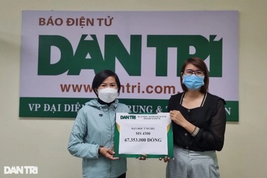 Bạn đọc Dân trí giúp cô giáo mầm non mắc bệnh hiểm nghèo hơn 67 triệu đồng
