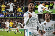 C.Ronaldo vô duyên, Real Madrid vẫn thắng đậm Las Palmas