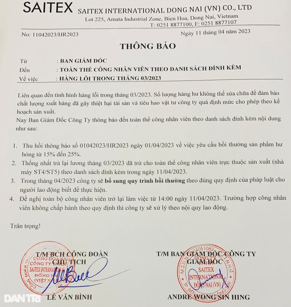 300 công nhân ngừng việc tập thể vì bị trừ 25% lương - 1 300 công nhân ngừng việc tập thể vì bị trừ 25% lương - 1