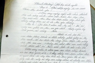 Tâm thư gửi mẹ đẫm nước mắt của người con lầm lỡ