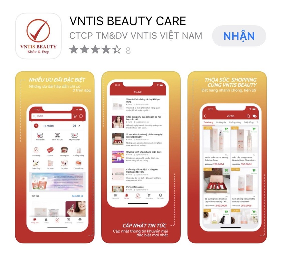 Ra mắt ứng dụng mua sắm trực tuyến VNTIS BEAUTY CARE - 3