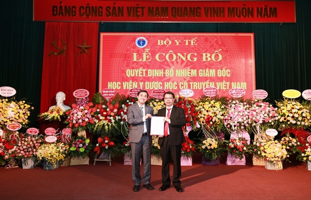 Học viện Y Dược học cổ truyền Việt Nam có Giám đốc mới - 1 Học viện Y Dược học cổ truyền Việt Nam có Giám đốc mới - 1
