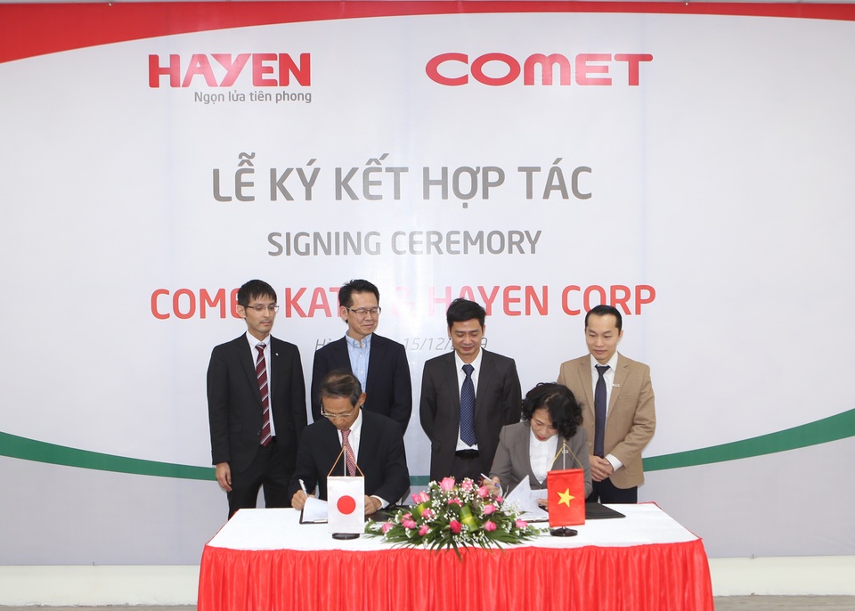 Lễ ký kết thỏa thuận hợp tác chiến lược giữa Hà Yến (Việt Nam) và Comet Kato (Nhật Bản) - 1 Lễ ký kết thỏa thuận hợp tác chiến lược giữa Hà Yến (Việt Nam) và Comet Kato (Nhật Bản) - 1