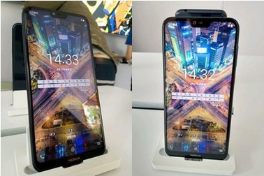 Lộ ảnh thực tế Nokia X màn hình tràn và thiết kế “tai thỏ” giống iPhone X