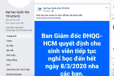 Thêm nhiều trường ĐH tại TPHCM cho sinh viên nghỉ tiếp tránh dịch Covid-19