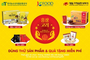 30 điểm dùng thử nhân sâm cao cấp Daedong Korea Ginseng trên cả nước