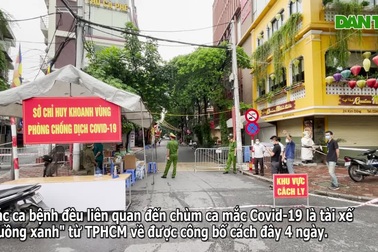 Cận cảnh "điểm nóng" có 41 ca dương tính tại phường Giáp Bát