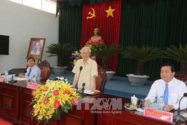 Tổng Bí thư: Hạn chế thiệt hại do hạn hán, xâm nhập mặn gây ra