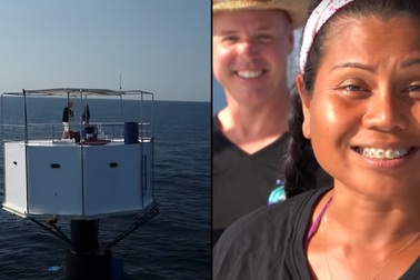 Thái Lan kêu gọi cặp đôi xây nhà nổi giữa biển ra đầu thú