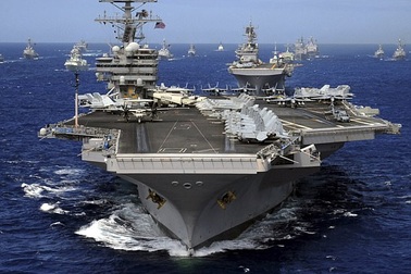 Tàu sân bay Mỹ tới Biển Đông tập trận với tàu khu trục Nhật Bản