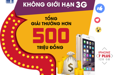 Lướt Facebook thả ga, nhận quà hơn 500 triệu đồng
