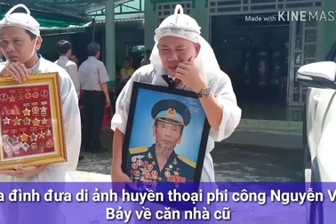 Lễ an táng Đại tá phi công Nguyễn Văn Bảy tại Đồng Tháp