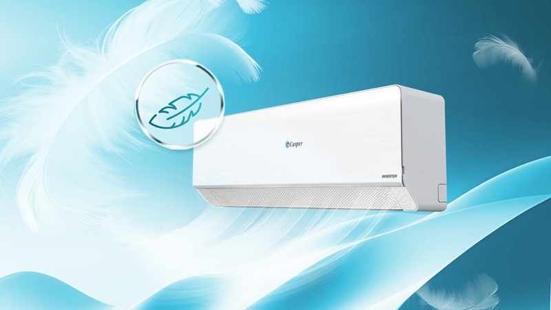 Giá điều hòa Casper inverter QC-09IS36 chỉ còn 4,7 triệu đồng, rất "ngon - bổ - rẻ" để mua hè 2025