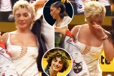 Nữ diễn viên hành xử chuyên nghiệp sau khi bị ném đồ trúng mặt