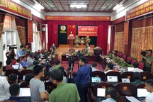 Họp báo vụ tiêu diệt 2 trùm ma túy: Mẹ của trùm ma túy có mặt hôm nổ súng