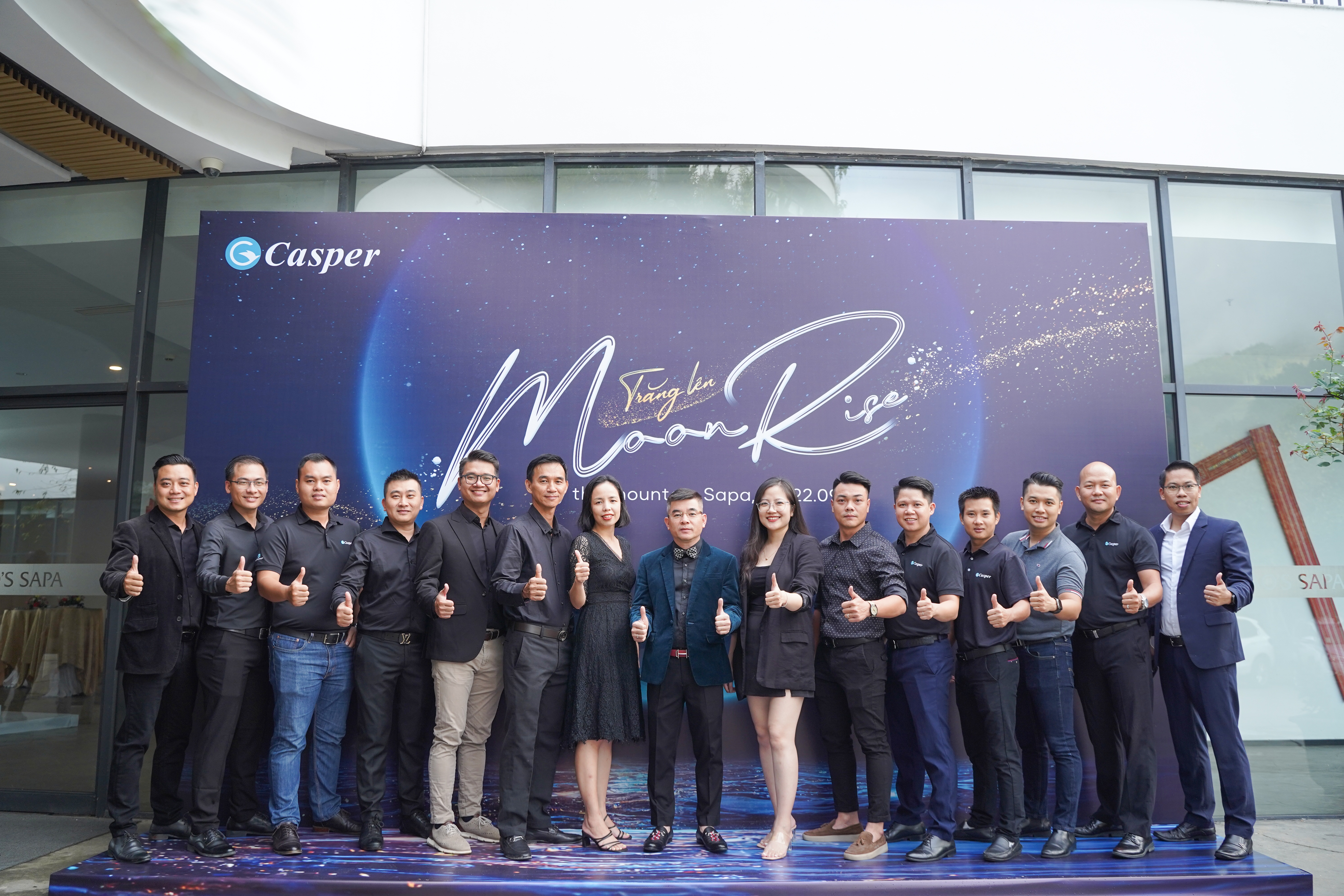 Đội ngũ Casper Việt Nam trong buổi ra mắt sản phẩm.