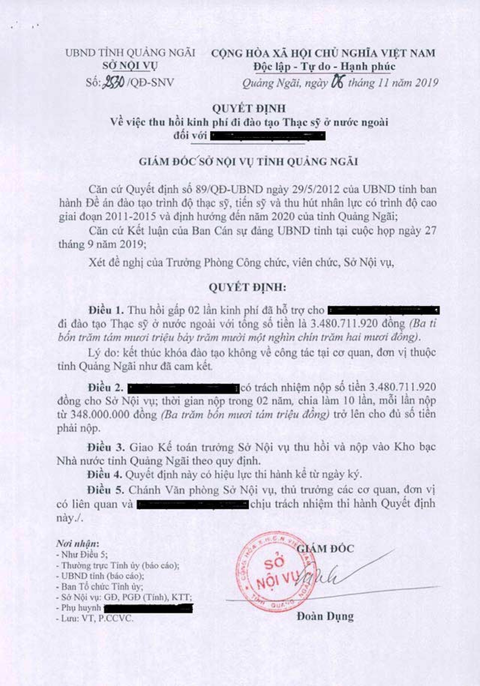 Có nên chi ngân sách cho con quan đi học nước ngoài? - 1 Có nên chi ngân sách cho con quan đi học nước ngoài? - 1