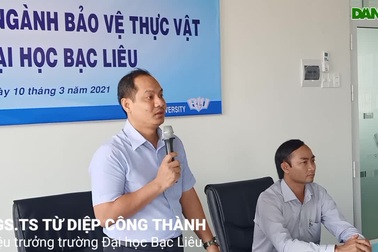 Lãnh đạo trường ĐH Bạc Liêu nói về Chi hội nông dân của sinh viên