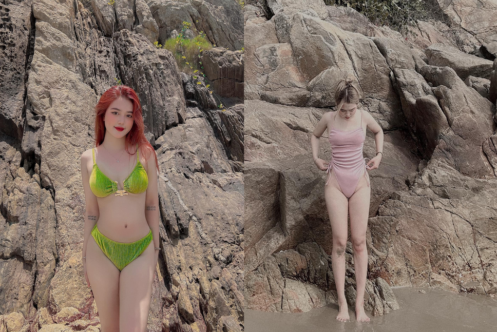 Vợ, bạn gái cầu thủ Việt đọ dáng nóng bỏng với bikini - 6 Vợ, bạn gái cầu thủ Việt đọ dáng nóng bỏng với bikini - 6