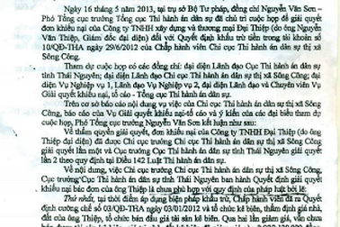 Vụ thi hành án kiểu "khấu nợ": cá nhân mắc nợ, thu tài sản của cả gia đình?