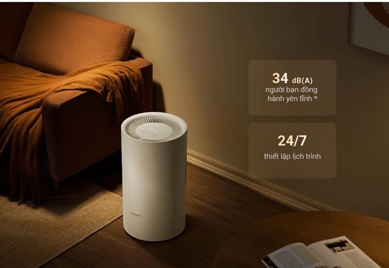 Máy hút ẩm 13l Xiaomi Smart Dehumidifier Lite siêu êm ái, nhiều tiện ích thông minh