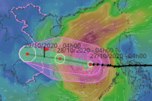 Bão số 9 đang ở cường độ rất mạnh, lao nhanh về Đà Nẵng - Phú Yên