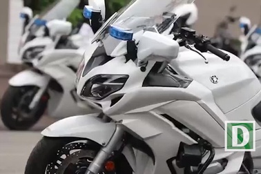 Dàn môtô "khủng" hộ tống xe nguyên thủ tại thượng đỉnh Mỹ - Triều