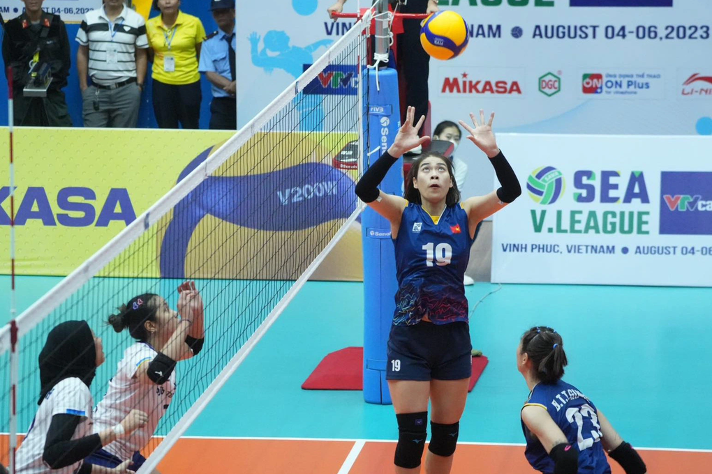 Tuyển bóng chuyền nữ Việt Nam thắng áp đảo Indonesia ở SEA V-League 2023 - 1 Tuyển bóng chuyền nữ Việt Nam thắng áp đảo Indonesia ở SEA V-League 2023 - 1
