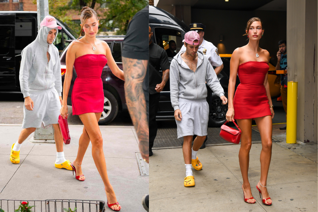 Justin Bieber likes to dress frumpy, in contrast to his wife's gorgeous style - 1