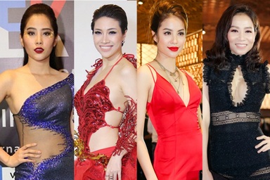 Phạm Hương, Thu Minh mặc đẹp nhất tuần; Quỳnh Anh Shyn “quê mùa” trên thảm đỏ