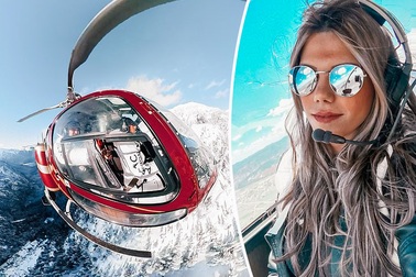 Hình ảnh ngoạn mục từ buồng lái của nữ phi công xinh đẹp 29 tuổi