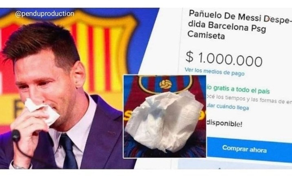 Choáng khi chiếc khăn lau nước mắt của Messi được rao bán… 23 tỷ đồng - 1 Choáng khi chiếc khăn lau nước mắt của Messi được rao bán… 23 tỷ đồng - 1