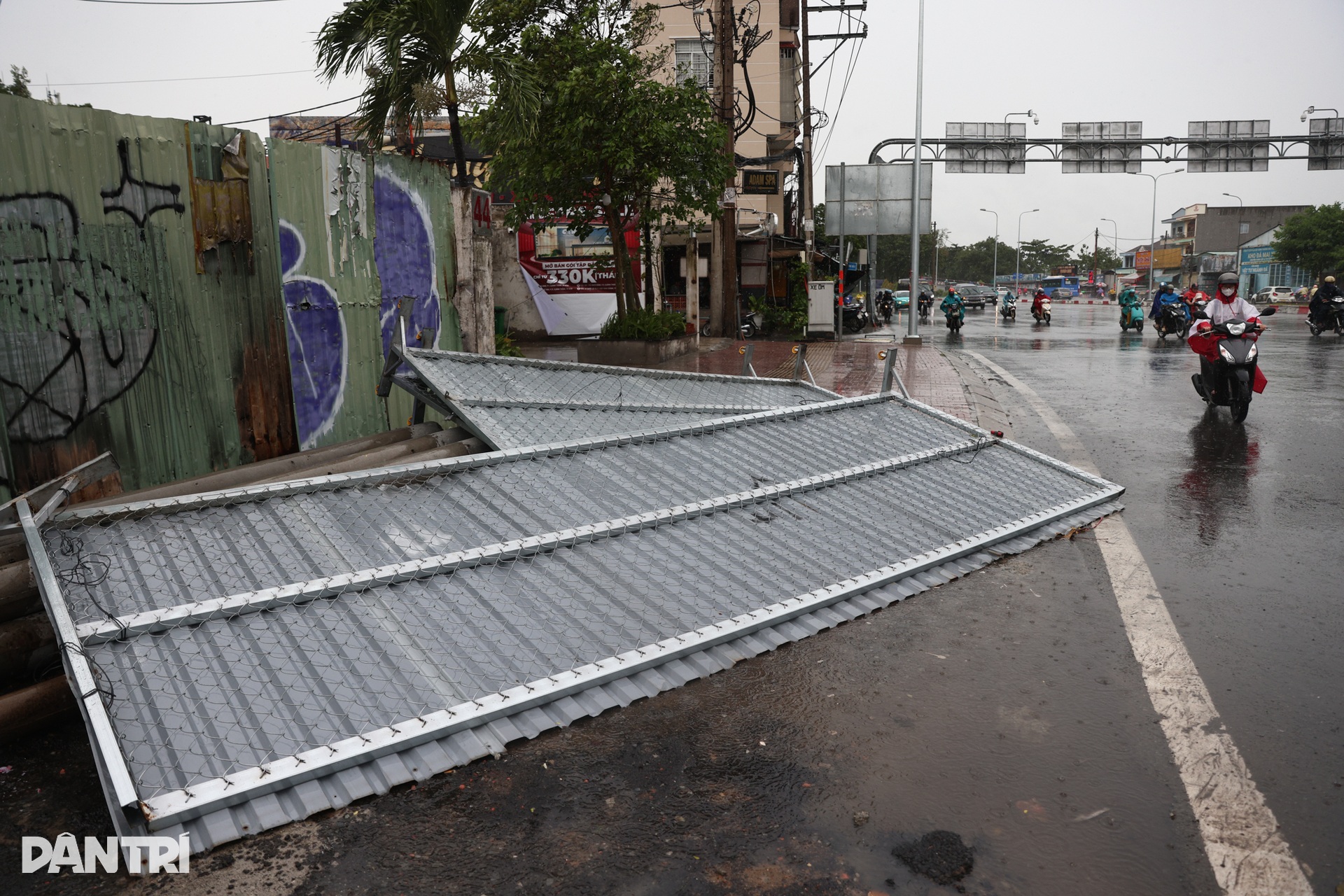 Cây xanh, biển hiệu ngã đổ khắp nơi sau mưa lớn ở TPHCM - 3 Cây xanh, biển hiệu ngã đổ khắp nơi sau mưa lớn ở TPHCM - 3