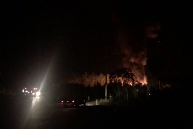 Cháy xưởng chiết xuất gas