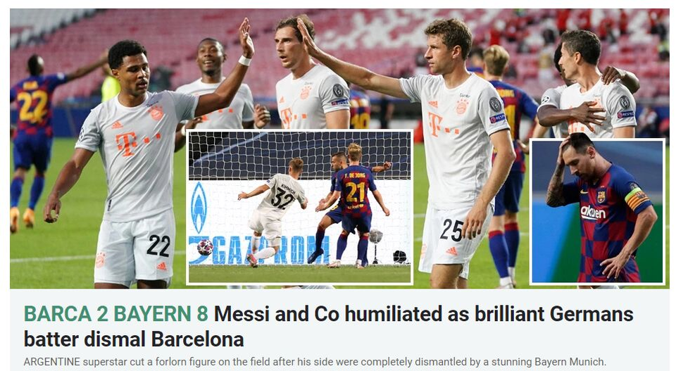Báo chí thế giới kinh hoàng, gọi Barcelona là “nỗi ô nhục” - 9 Báo chí thế giới kinh hoàng, gọi Barcelona là “nỗi ô nhục” - 9