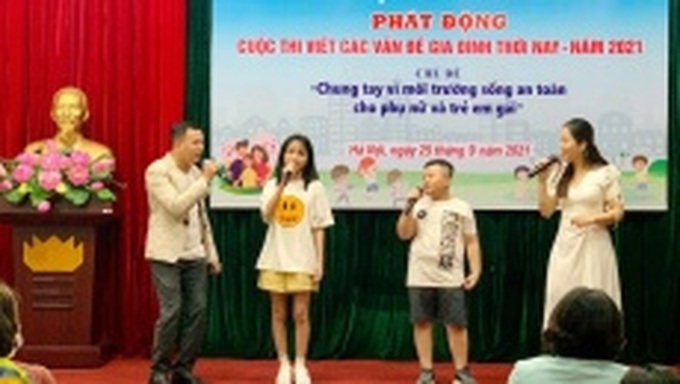 Chung tay vì môi trường sống an toàn cho phụ nữ và trẻ em gái