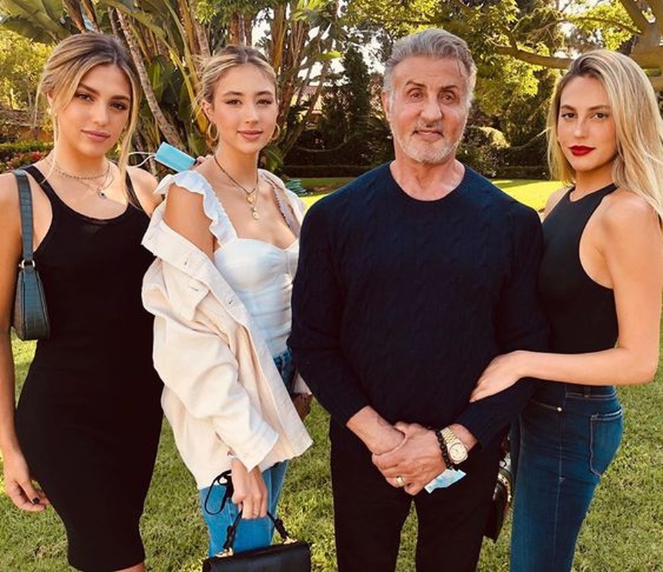 Rambo Sylvester Stallone's three angelic daughters - 2