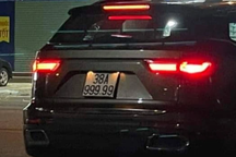 Xôn xao ô tô biển "siêu vip" trên đường phố Hà Tĩnh