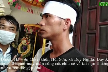 Người may mắn thoát nạn chia sẻ về vụ lật ghe