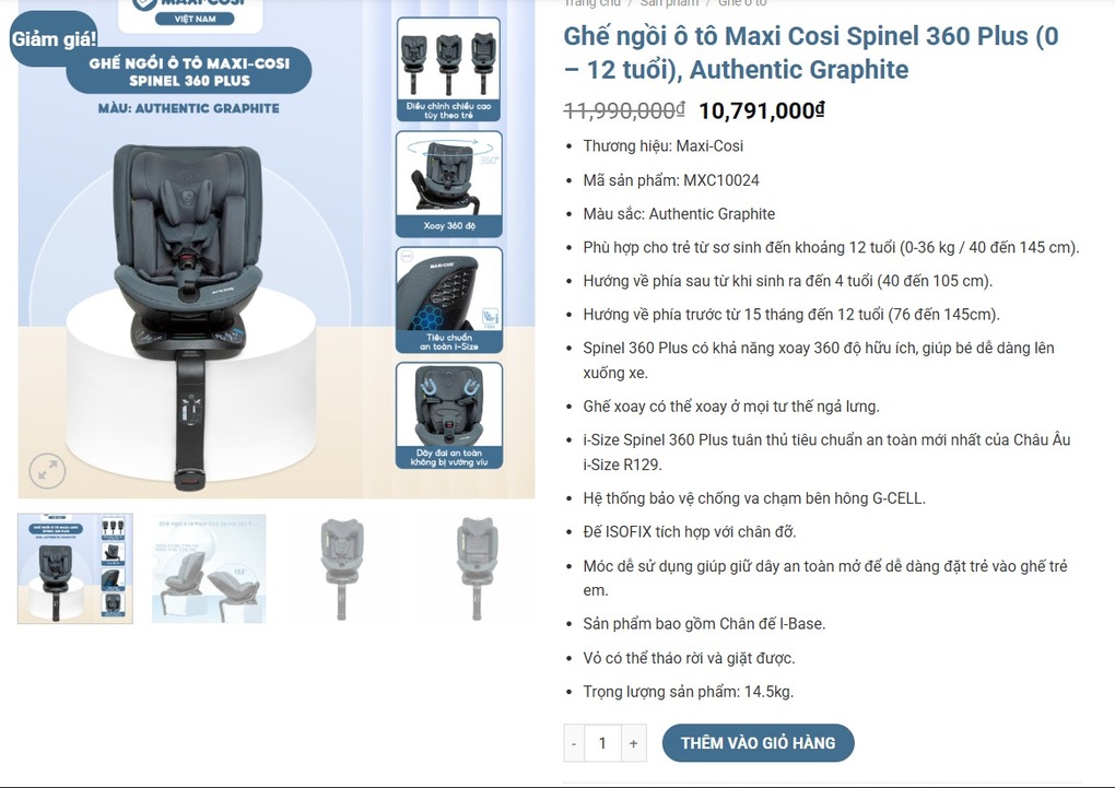 Phụ huynh “hoa mắt” tìm mua ghế trẻ em trước thềm áp dụng quy định mới - 3 Phụ huynh “hoa mắt” tìm mua ghế trẻ em trước thềm áp dụng quy định mới - 3