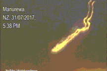 Quầng lửa bí ẩn trên bầu trời ở New Zealand