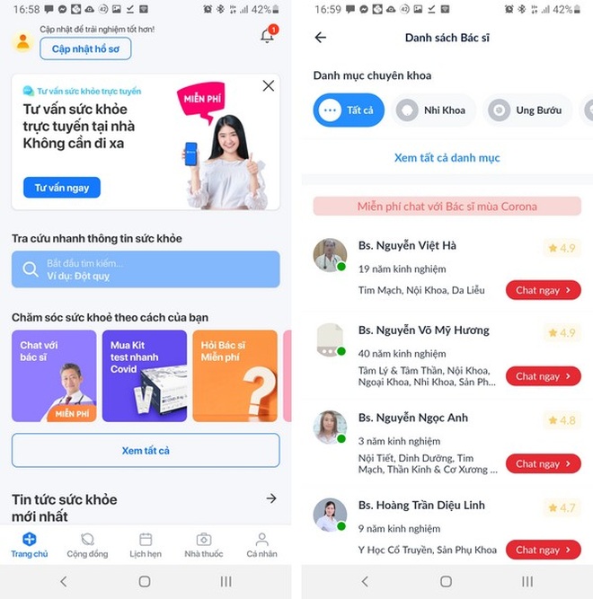 Ứng dụng giúp nhận tư vấn sức khỏe từ bác sĩ trên smartphone ngay tại nhà - 5
