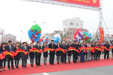 Thông xe và đưa vào sử dụng dự án Quốc lộ 1A đoạn qua Hà Tĩnh