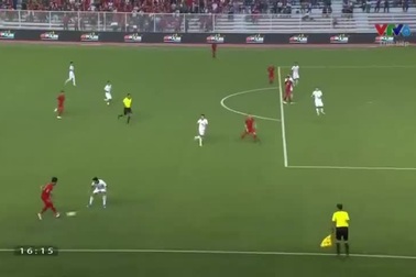 Bàn thắng mở tỷ số của U22 Indonesia