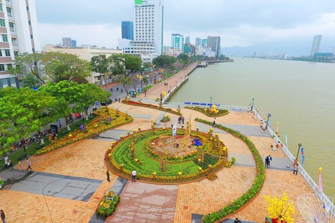 Ngắm Đà Nẵng từ trên cao trời đất vào xuân