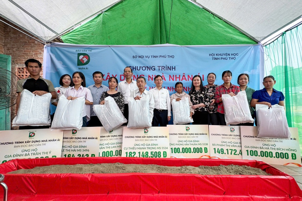 Khởi công 7 nhà Nhân ái tại Phú Thọ, thắp sáng hy vọng từ tấm lòng bạn đọc