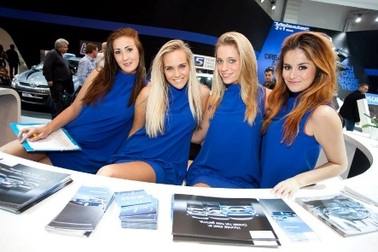 Người đẹp Triển lãm ô tô Brussels 2013